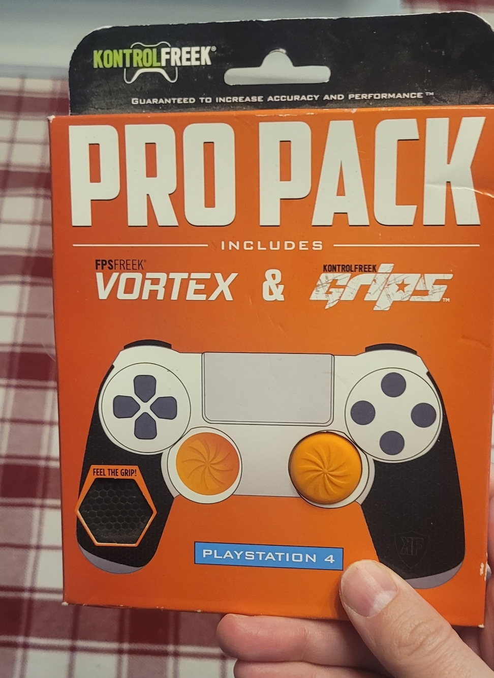 Pro Pack FPS Freek Vortex Thumbstick Caps for PlayStation 4 – Orange